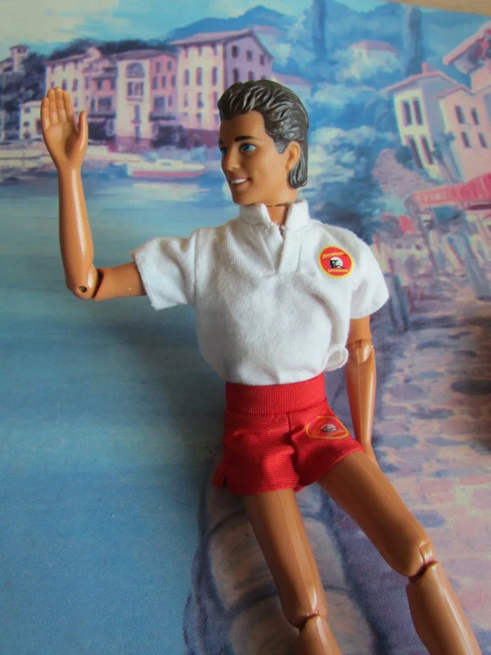 KEN CLOTHES, BAYWATCH LIFE GUARD RED JACKET OUTFIT, VINTAGE 1994 #13200 or #1320
